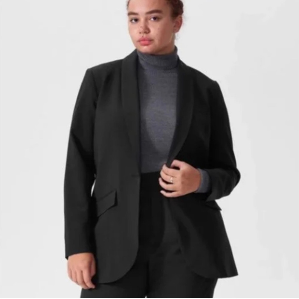 Universal Standard Rio Blazer Black NWOT M (16-18)